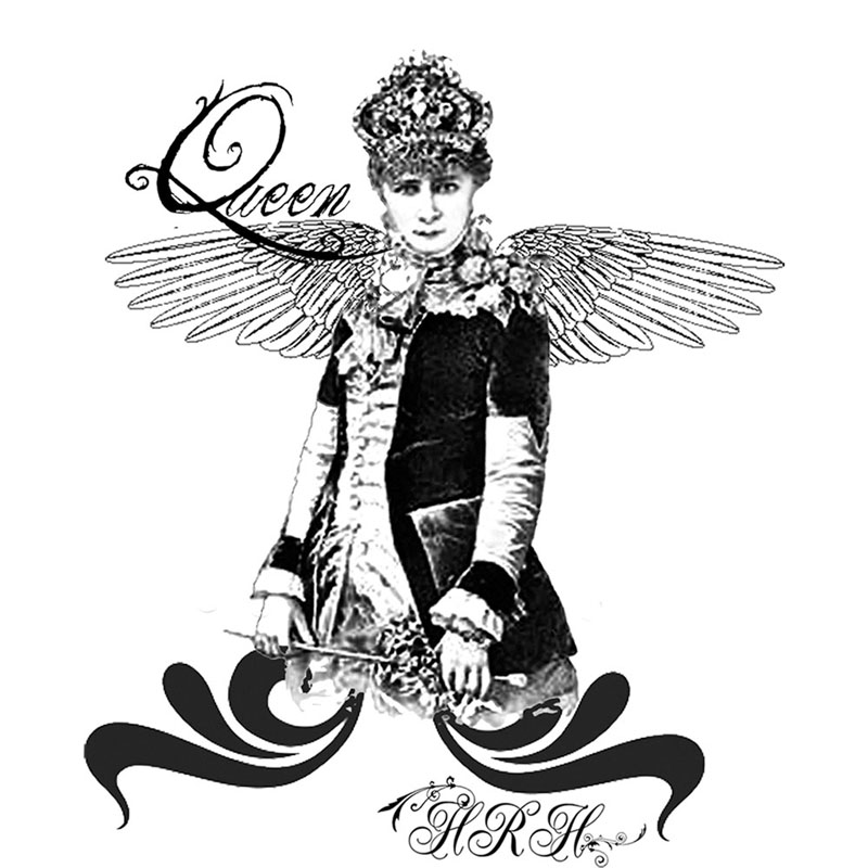 #2207 - Queen with Wings - Woman/Collage